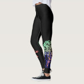 Duitse Doggen bloemig Leggings (Links)