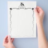 Duitse Doggen Briefpapier Flyer (Hand)