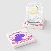 Duitse Doggen Magenta Blauwe Logo