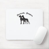 Duitse Doggen Muismat (Met muis)