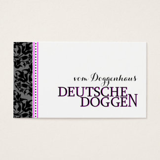 Duitse doggen romantisch visitekaartje