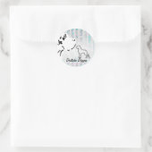 Duitse Doggen Ronde Sticker (Tas)