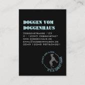 Duitse Doggen Visitekaartjes (Achterkant)