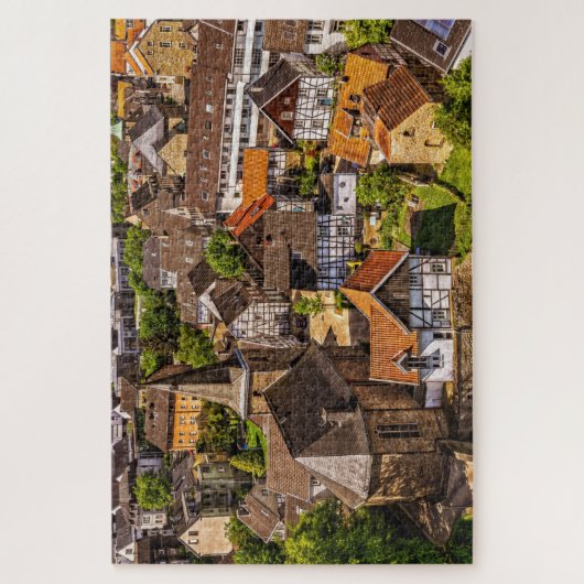 duitse dorp puzzle legpuzzel (Verticaal)