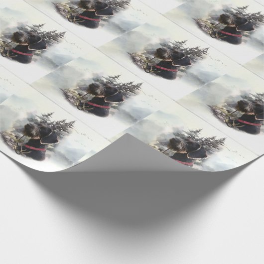 Duitse draadaanwijzer, GWP Cadeaupapier (Hoek)