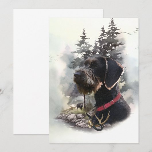 Duitse draadaanwijzer, GWP Kaart (Voorkant / Achterkant)