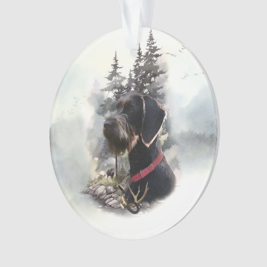 Duitse draadaanwijzer, GWP Ornament (voorkant)