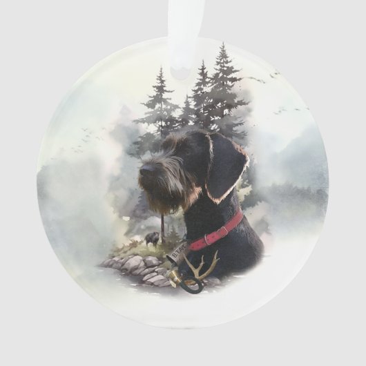 Duitse draadaanwijzer, GWP Ornament (voorkant)