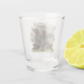 Duitse draadaanwijzers shot glas (Achterkant)