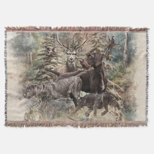 Duitse Draadharige Pointer Deken (Voorkant)
