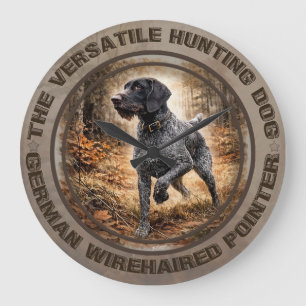 Duitse Draadharige Pointer Grote Klok