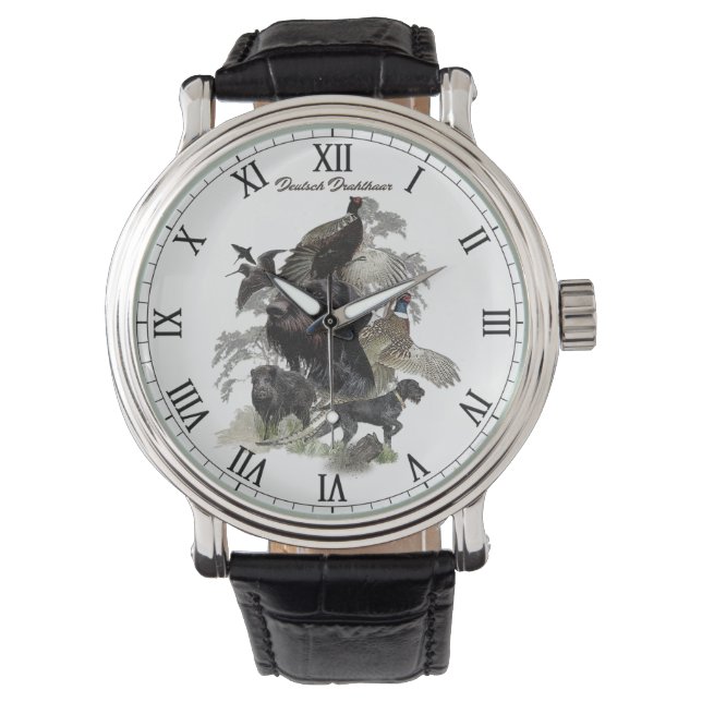  Duitse Draadharige Pointer Horloge (Voorkant)