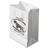 Duitse Drahthaar, Beste schiet honden  Medium Cadeauzakje (Voorkant Gekanteld)