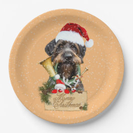 Duitse Drahthaar, Prettig kerstfeest! Magnetische Papieren Bordje