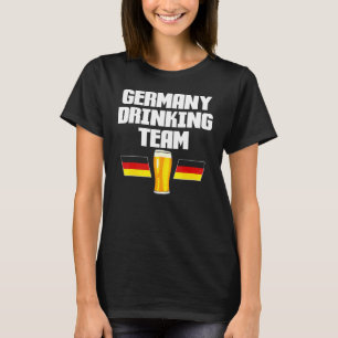 Duitse Drank Team Duitse Volksfeest Duitse Bier T-shirt