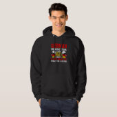 Duitse drinkteam alcohol Duitsland drinkteam Hoodie (Voorkant volledig)