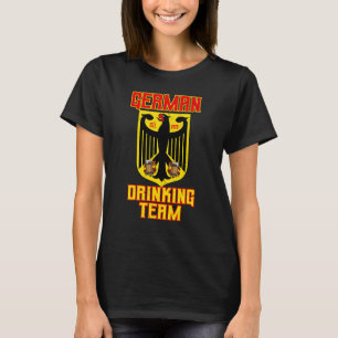 Duitse Drinkteam Duitsland Vlag Adelaar Bierpul T-shirt