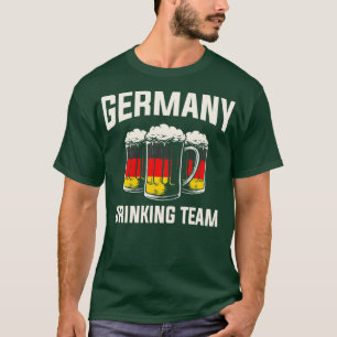 Duitse drinkteam grappige bierdrinker t-shirt