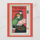  Duitse drukkerijen in de poster adverteren Briefkaart (Voorkant)