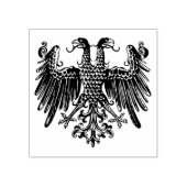 Duitse dubbele kop Keizerlijke adelaar embleem Rubberstempel (Afrduk)