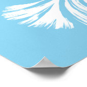 Duitse Duif Blauwe Poster (Hoek)