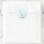 Duitse Duif & Olijftak Sticker (Tas)