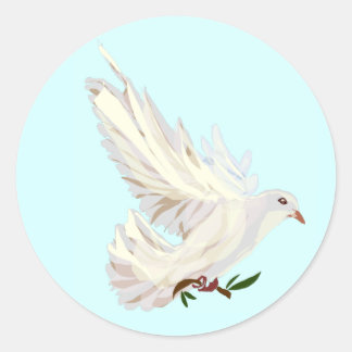 Duitse Duif & Olijftak Sticker