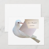 Duitse Duif Uitnodigingskaarten Kaart (Voorkant / Achterkant)