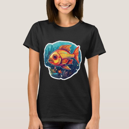 Duitse Dwergcichlide T-shirt (Voorkant)