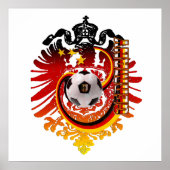 Duitse Eagle Germany Soccer badge Poster (Voorkant)