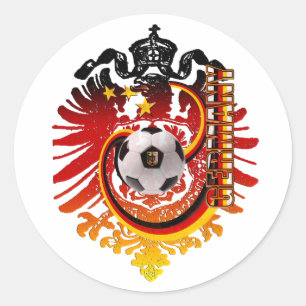 Duitse Eagle Germany Soccer badge Ronde Sticker