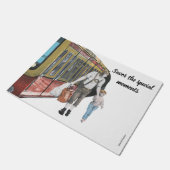 Duitse Elf Berlijn Treinreis Fantasy Art Door Mat (Schuin)