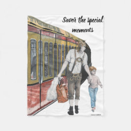 Duitse Elf Berlin Shopping Fantasy Art Blanket Fleece Deken