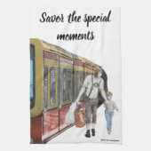 Duitse Elf Berlin Shopping Fantasy Keuken Handdoek (Verticaal)