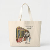 Duitse Elf Berlin treinreis Fantasy Art Canvas tas (Voorkant)
