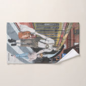 Duitse Elf Family Shopping Fantasy Art Badhanddoek Bad Handdoek (Handdoek)