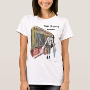 Duitse Elf Family Shopping Fantasy Art Shirten T-shirt
