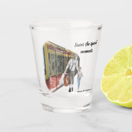 Duitse Elf Family Shopping Fantasy Shot Glass Shot Glas