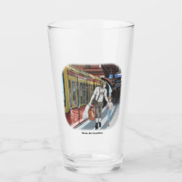 Duitse Elfen Familie Winkelen Fantasy Art Glass Cu Glas