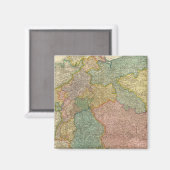 Duitse Empire Atlas Map Magneet (Voorkant / Achterkant)