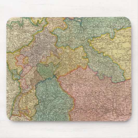 Duitse Empire Atlas Map Muismat (Voorkant)