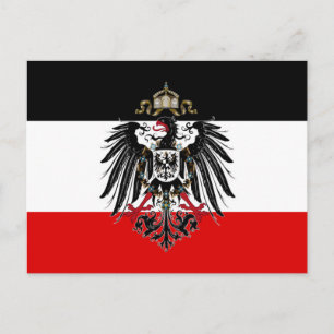 Duitse Empire Flag Briefkaart