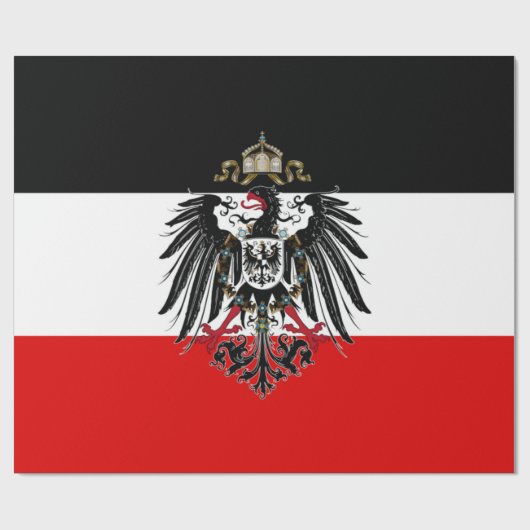 Duitse Empire Flag Cadeaupapier (Vlak)