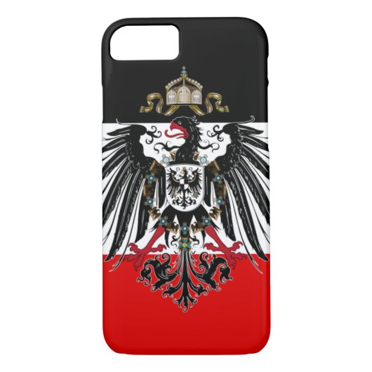 Duitse Empire Flag Case-Mate iPhone Case (Achterkant)