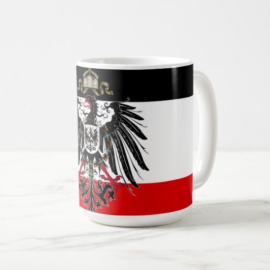 Duitse Empire Flag Koffiemok (Voorkant rechts)