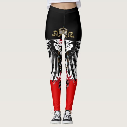 Duitse Empire Flag Leggings (Voorkant)