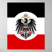 Duitse Empire Flag Poster (Voorkant)