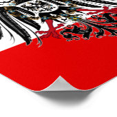 Duitse Empire Flag Poster (Hoek)