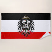 Duitse Empire Flag Strandlaken (Voorkant)