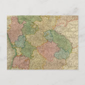 Duitse Empire Map Briefkaart (Voorkant)